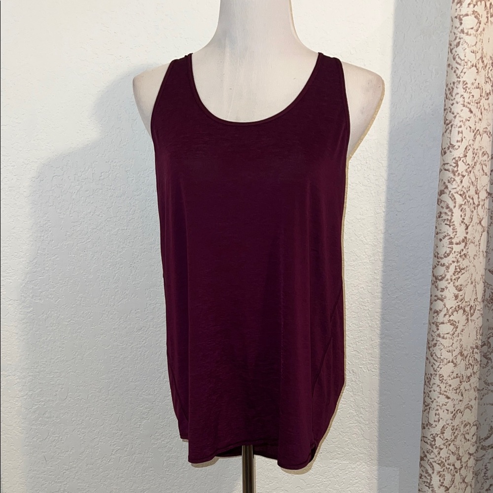 Flowy back tank